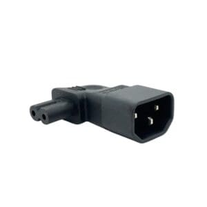 Cyberdyne CZK-1394 Figure 8 Female (C7) to IEC Male (C14) Right Angle Adaptor