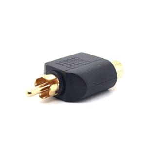 Cyberdyne CZK-142 RCA Male to 2RCA Female Adaptor