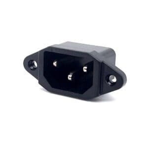 Cyberdyne CZK-148 Computer IEC C14 AC Power Panel Mount Male Connector