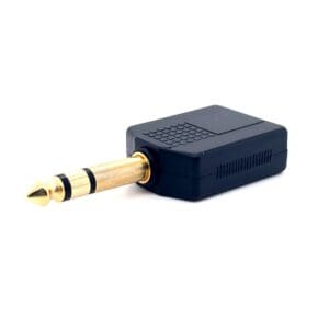Cyberdyne CZK-230 6.35mm Stereo Male to 2 x 6.35mm Stereo Female Connector