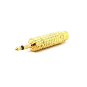 Cyberdyne CZK-533 3.5mm Mono Male to 6.35mm Mono Female Adaptor