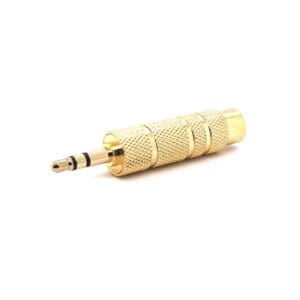 Cyberdyne CZK-534 3.5mm Stereo Male to 6.35mm Stereo Female Adaptor