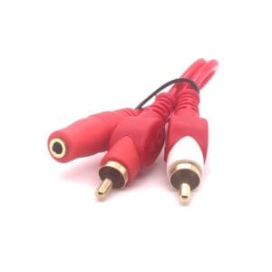 Cyberdyne CZK-79 3.5mm Stereo Female to 2RCA Male Cable