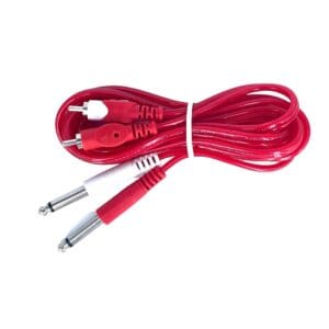Cyberdyne CZK-790 6.35mm Mono Male (x2) to 2RCA Male Cable