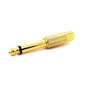 Cyberdyne CZK-800 6.35mm Mono Male to RCA Female Adaptor