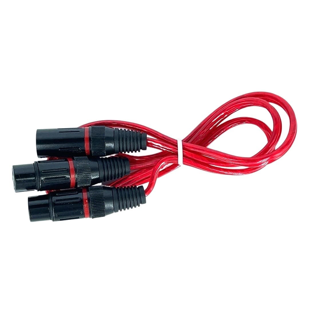 Cyberdyne CZK-874 XLR (Cannon) Male to 2 x XLR (Cannon) Female Cable