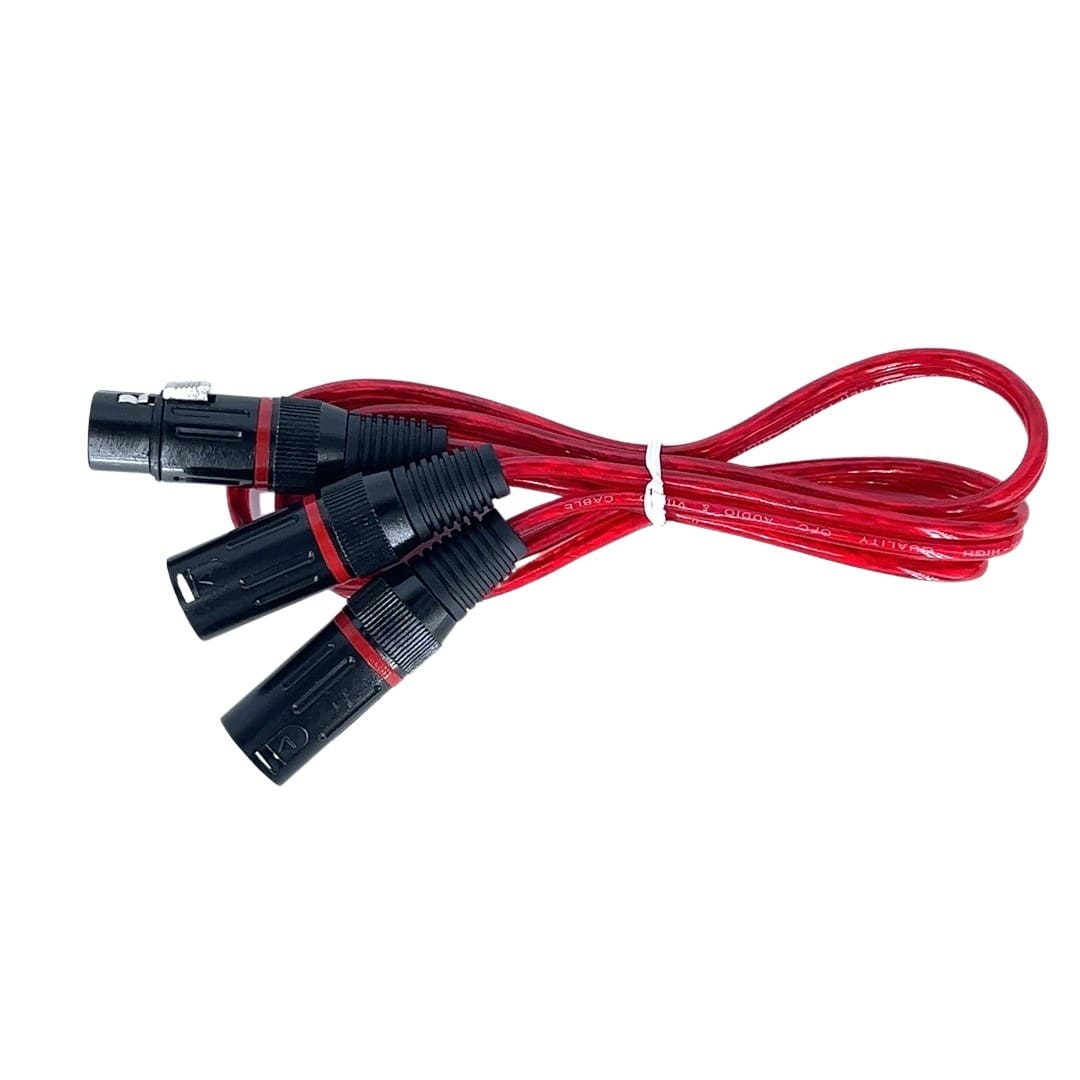 Cyberdyne CZK-875 XLR (Cannon) Female to 2 x XLR (Cannon) Male Cable