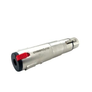 Cyberdyne CZK-937 XLR (Cannon) Female to 6.35mm Mono Female Adaptor