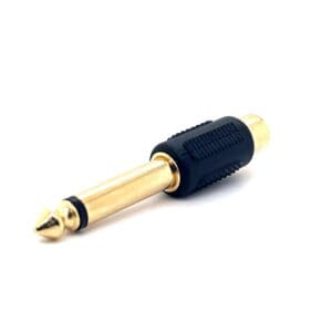 Cyberdyne CZK-95 6.35mm Mono Male to RCA Female Adaptor