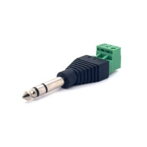 Cyberdyne CZK-990 6.35mm Stereo Male to 3-pin Connector