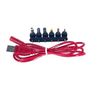 Cyberdyne CZK-994 USB A Male to Multi DC 2-pin Female Cable